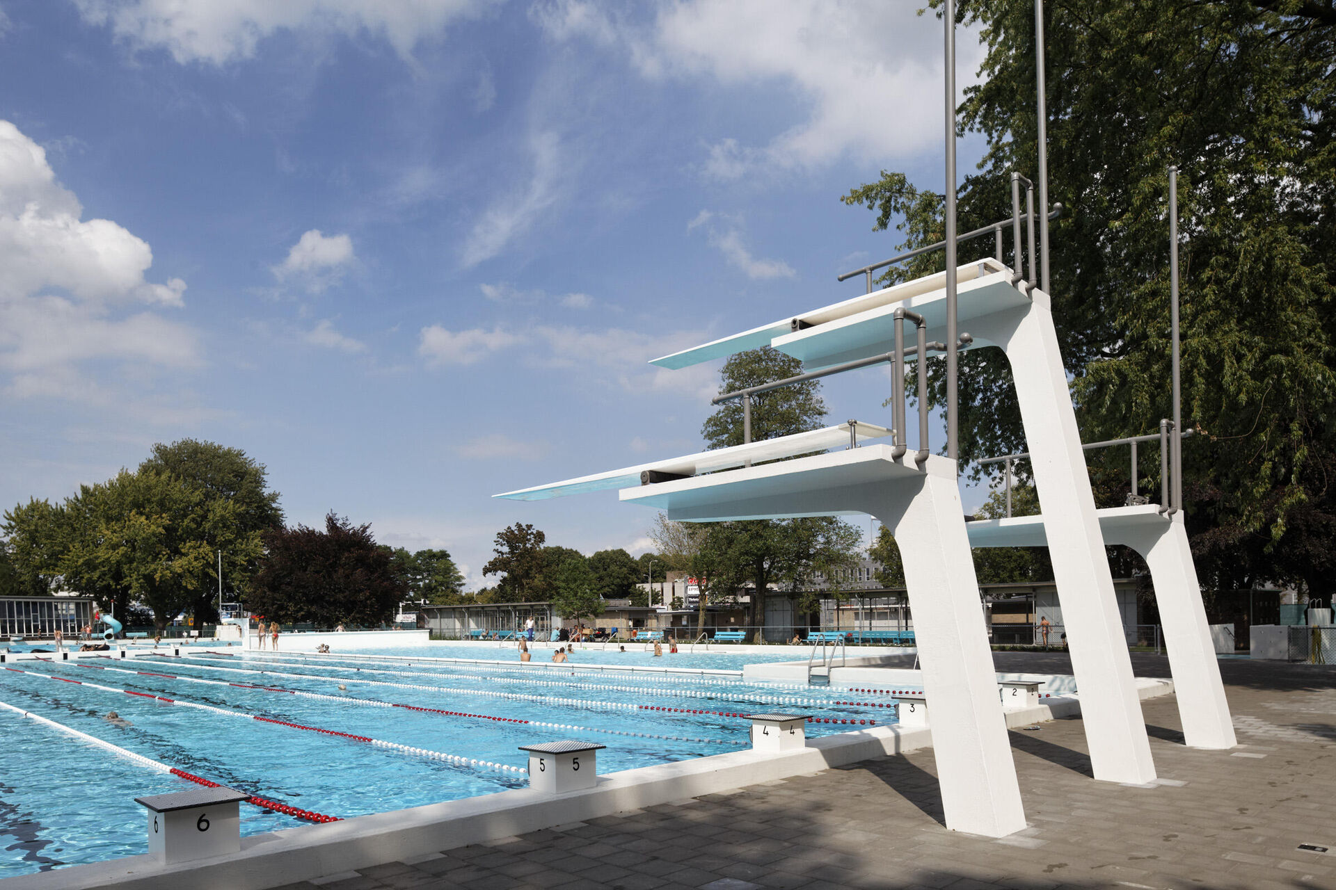 Open-air swimming pool