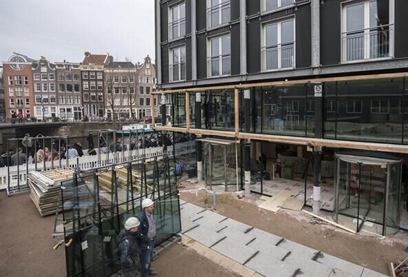 Vernieuwing Anne Frank Huis in volle gang